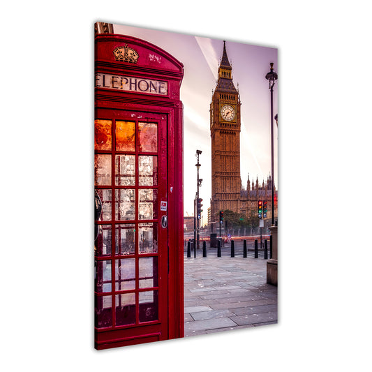 Telephone Big Ben Canvas Wall Art Picture Print for the Living Room, Bedroom, Home Decor