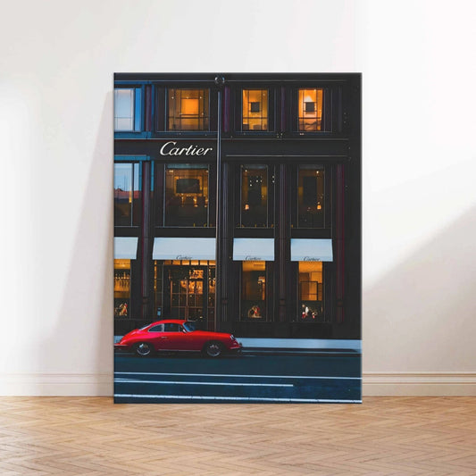 Cartier Boutique Canvas Wall Art Print