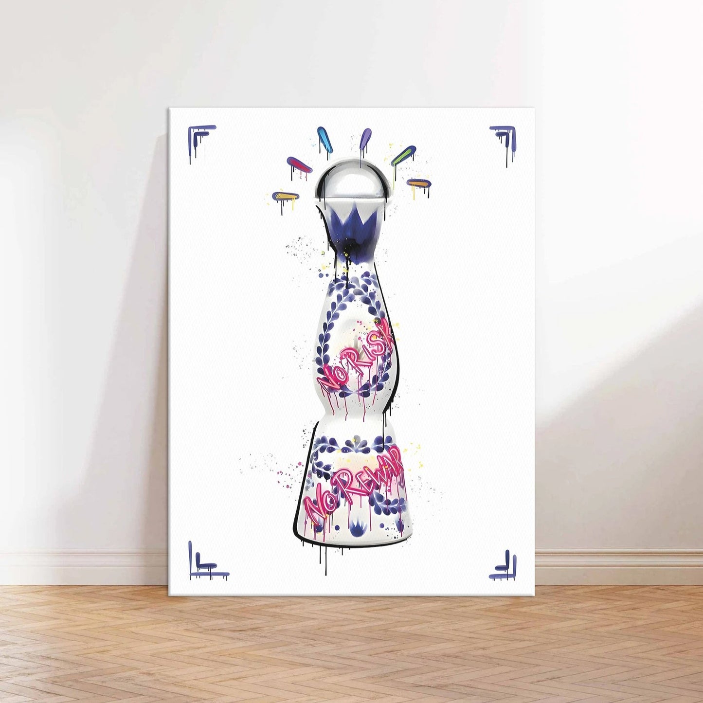 Clase Azul Spray Paint Canvas Wall Art Print