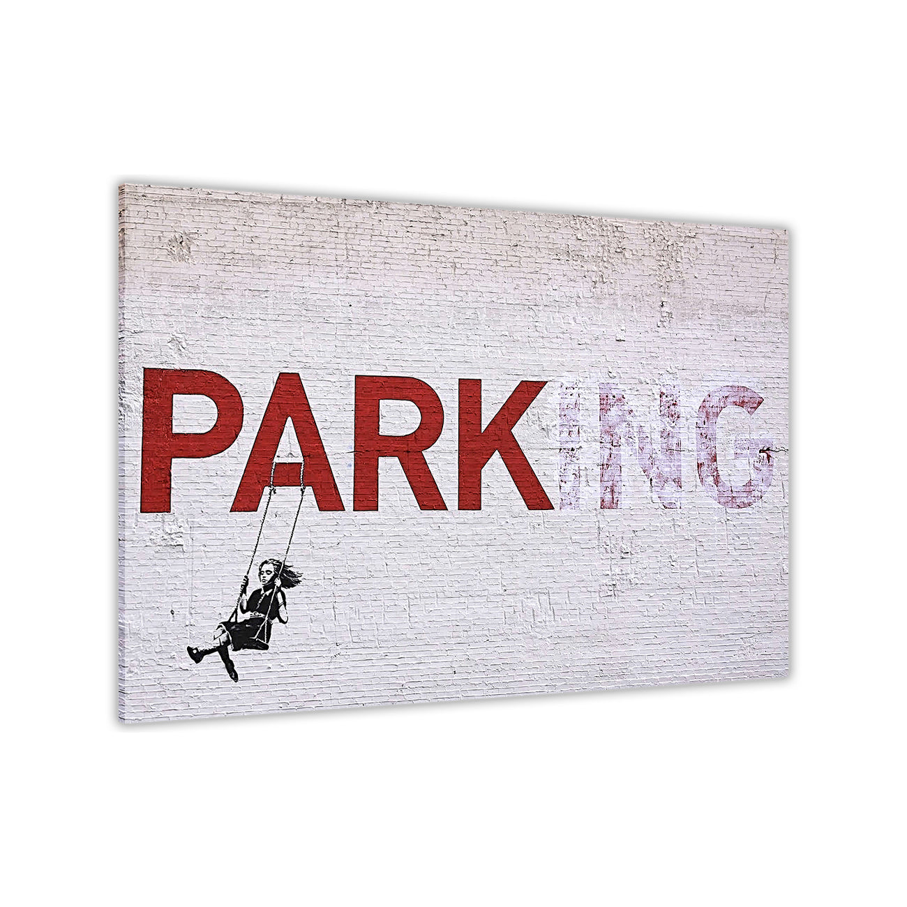 Banksy Park Canvas Wall Art Picture Print for the Living Room, Bedroom, Home Decor