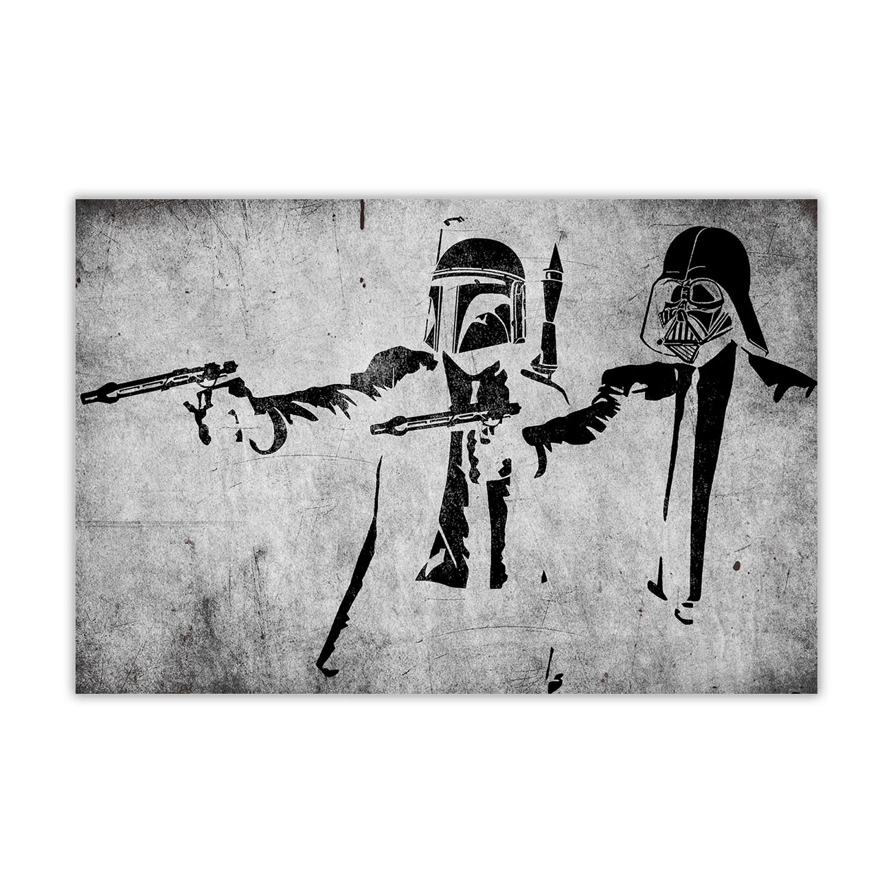 Banksy SWPF Canvas Wall Art Picture Print for the Living Room, Bedroom, Home Decor