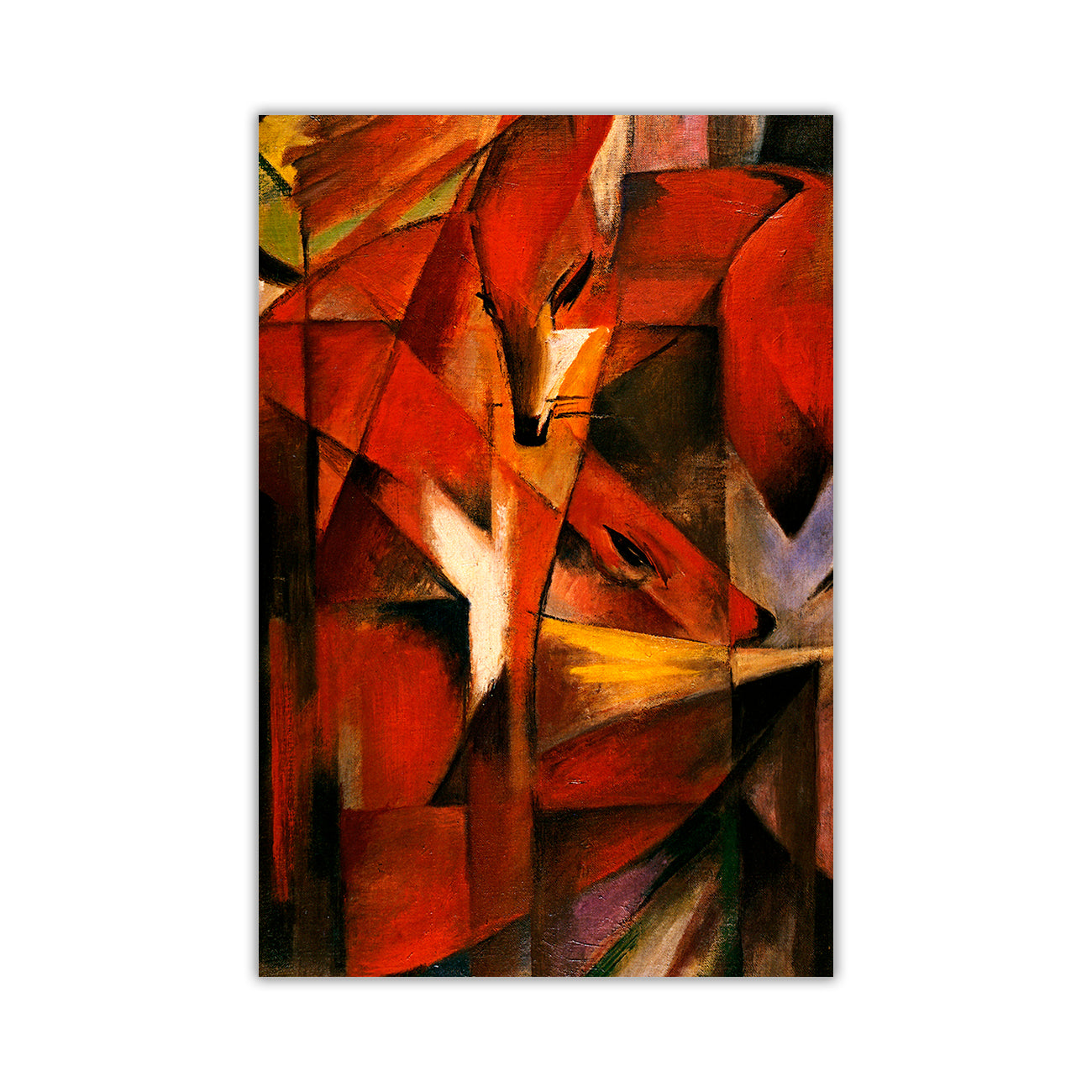 Fuechse Canvas Wall Art Picture Print for the Living Room, Bedroom, Home Decor