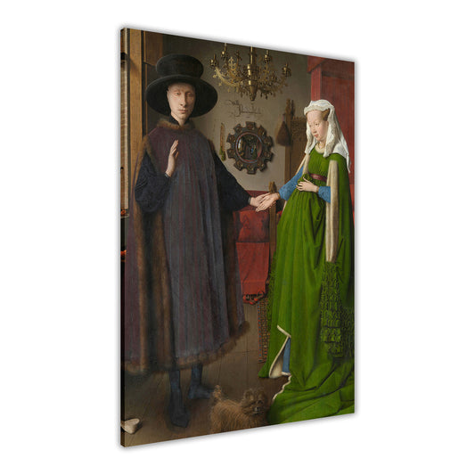 Jan Van Eyck The Arnolfini Portrait Canvas Wall Art Picture Print for the Living Room, Bedroom, Home Decor