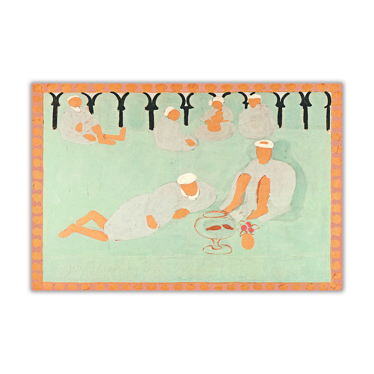 Matisse Henri Arab Coffee House Canvas Wall Art Picture Print for the Living Room, Bedroom, Home Decor