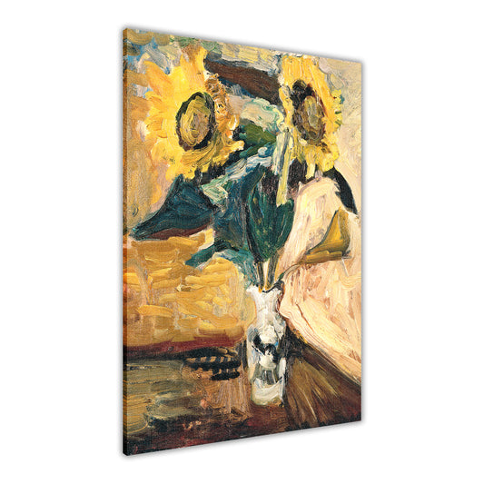 Matisse Henri Vase Of Sunflowers Canvas Wall Art Picture Print for the Living Room, Bedroom, Home Decor