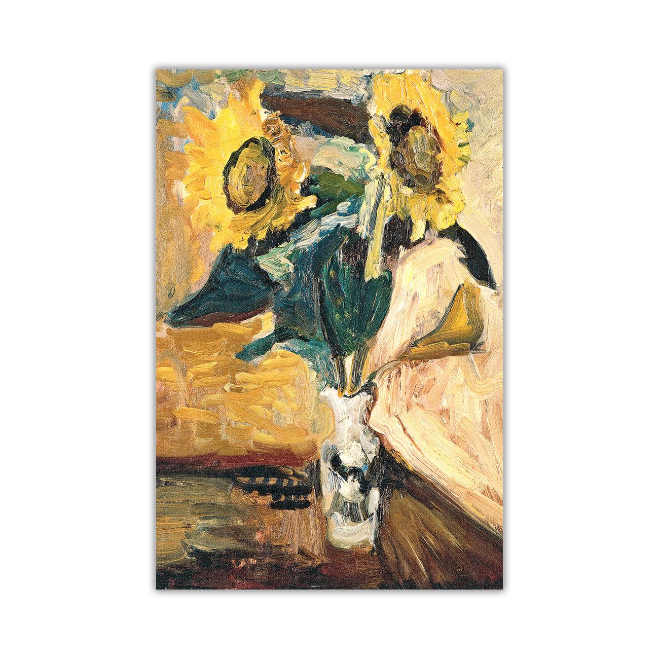 Matisse Henri Vase Of Sunflowers Canvas Wall Art Picture Print for the Living Room, Bedroom, Home Decor