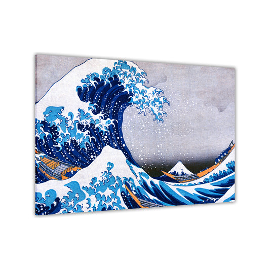 The Great Wave off Kanagawa Canvas Wall Art Picture Print for the Living Room, Bedroom, Home Decor