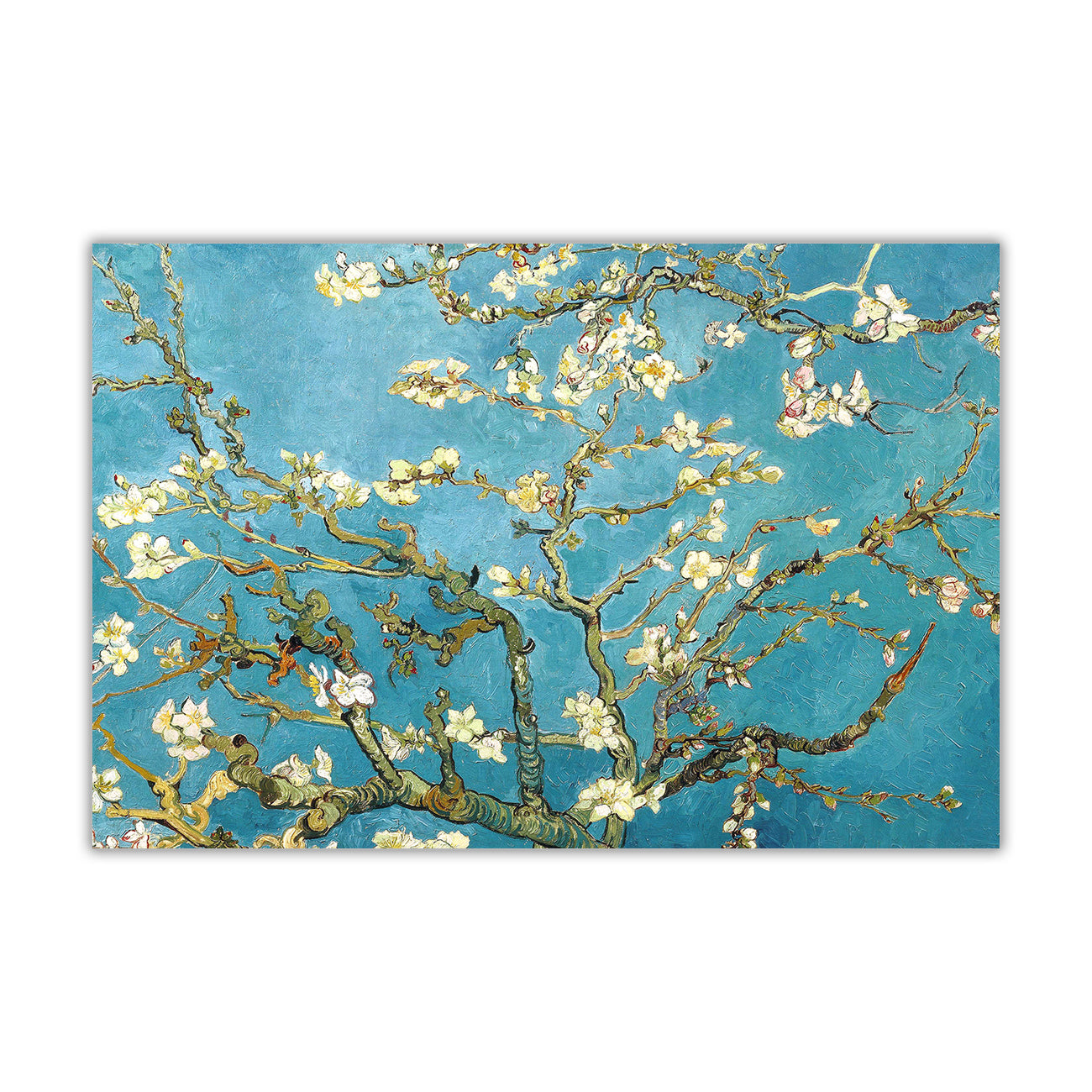 Van Gogh Almond Blossom Canvas Wall Art Picture Print for the Living Room, Bedroom, Home Decor