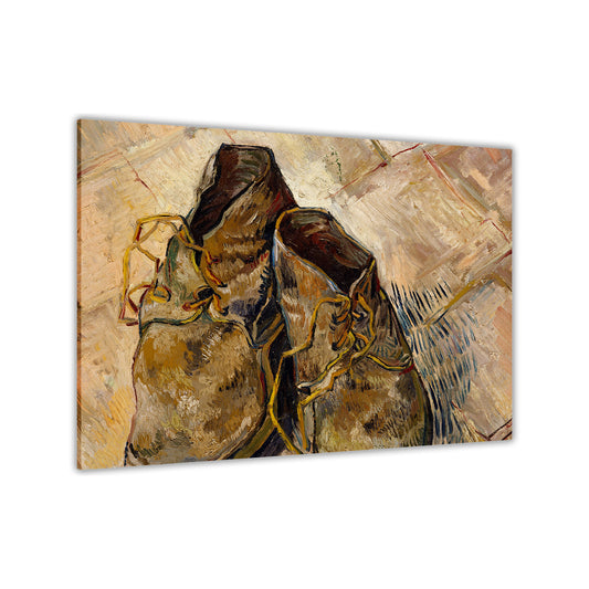 Van Gogh Shoes Canvas Wall Art Picture Print for the Living Room, Bedroom, Home Decor