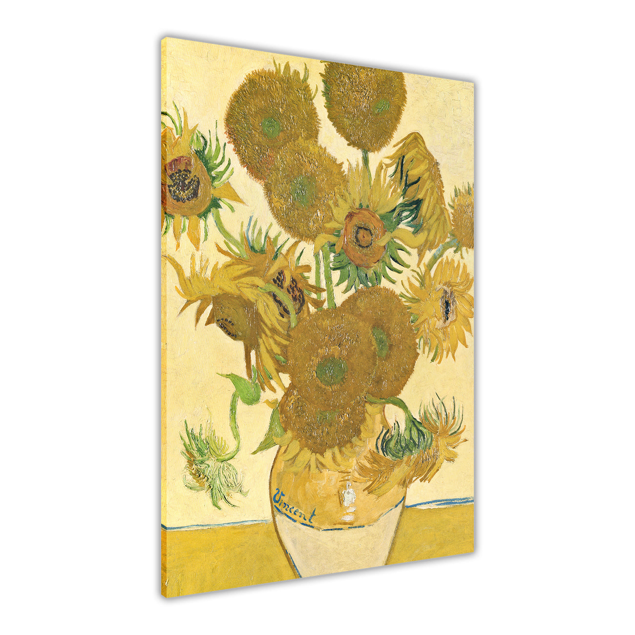 Van Gogh Sunflower Canvas Wall Art Picture Print for the Living Room, Bedroom, Home Decor