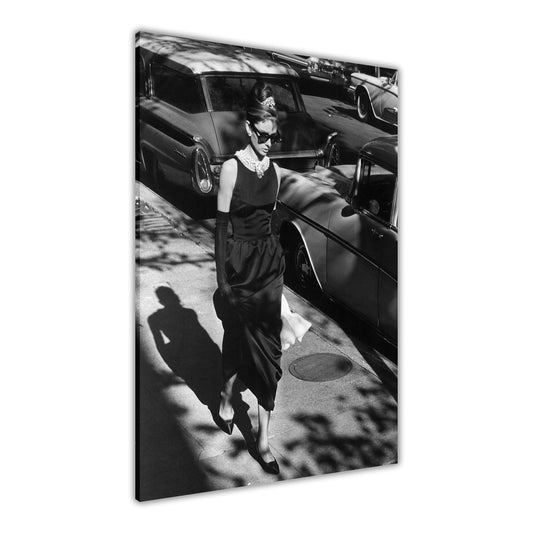 Audrey Breakfast Canvas Wall Art Picture Print for the Living Room, Bedroom, Home Decor