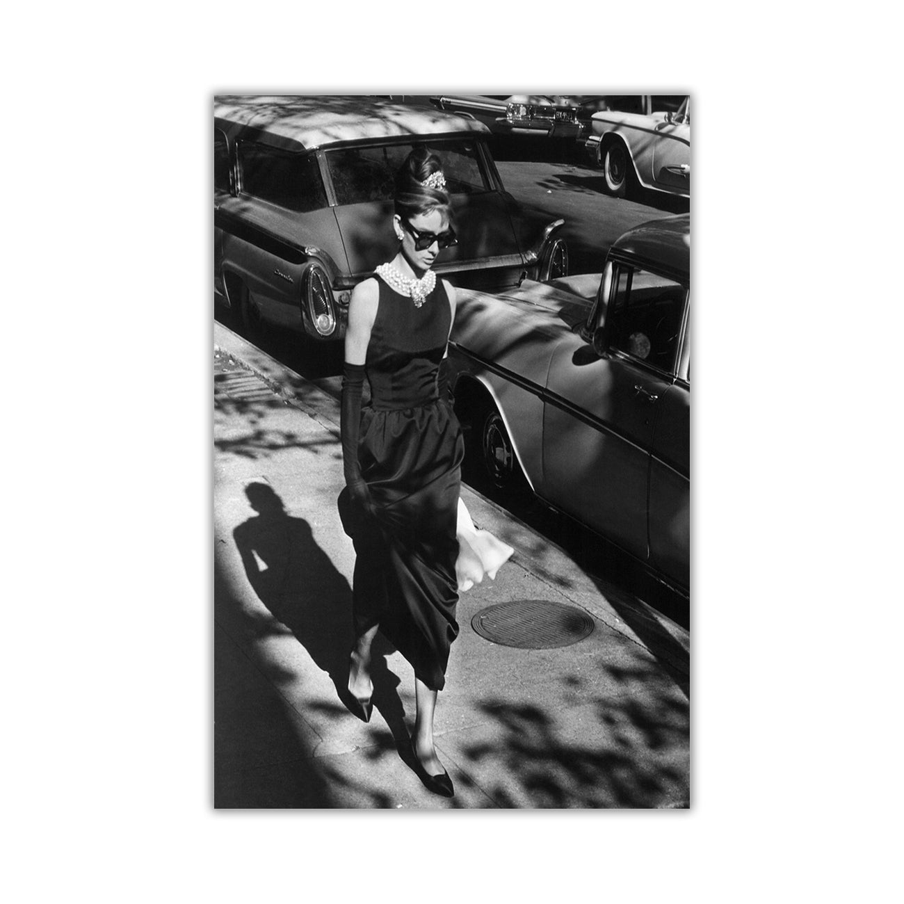Audrey Breakfast Canvas Wall Art Picture Print for the Living Room, Bedroom, Home Decor