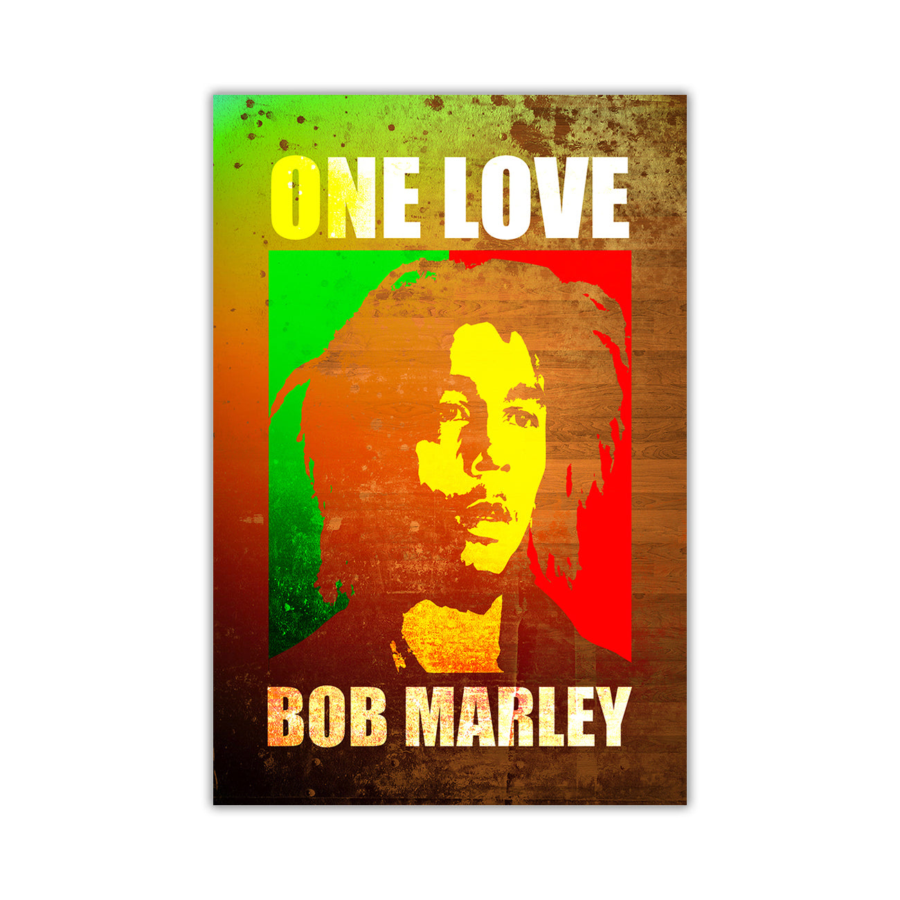 Bob Marley Poster Canvas Wall Art Picture Print for the Living Room, Bedroom, Home Decor