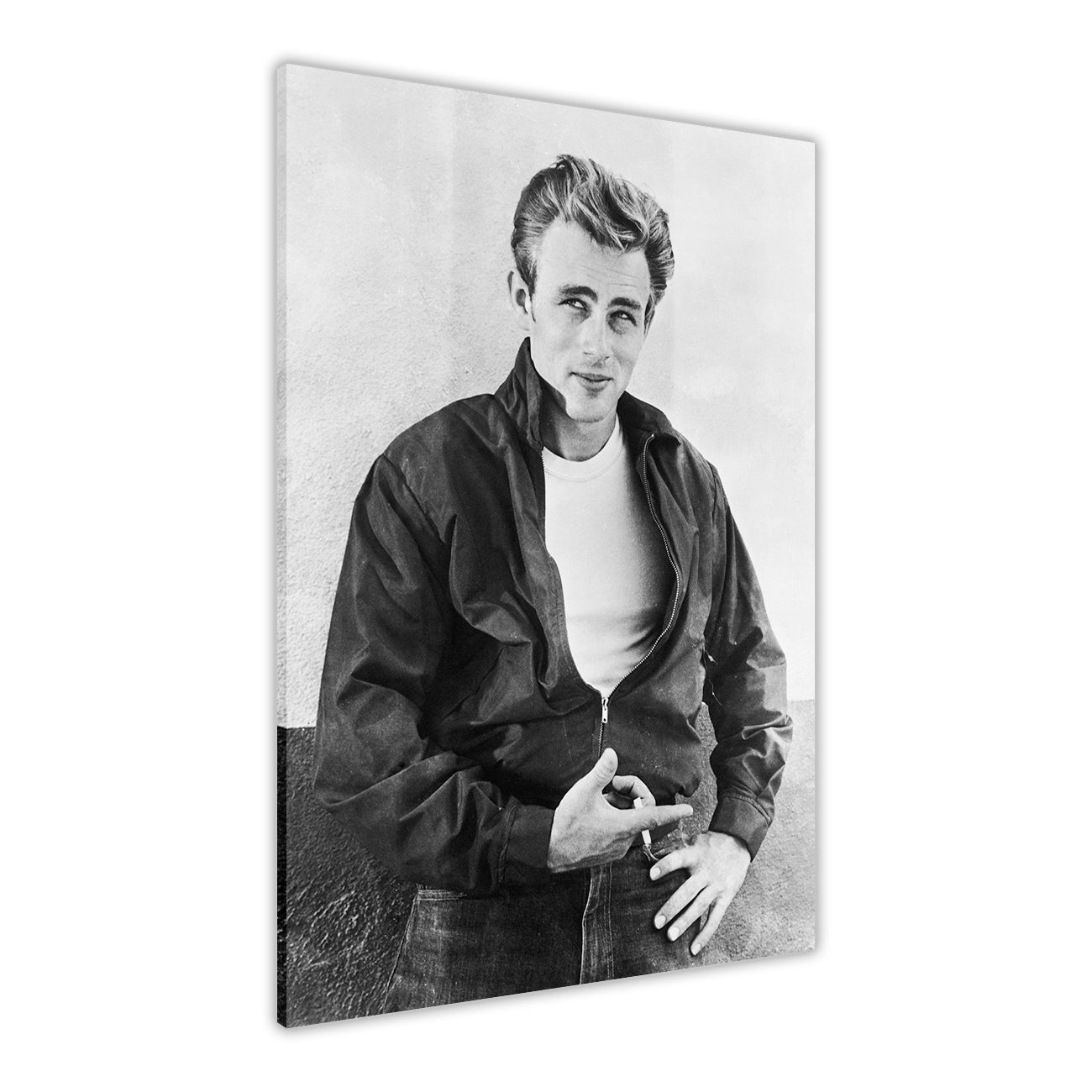 James Dean Shoot Canvas Wall Art Picture Print for the Living Room, Bedroom, Home Decor