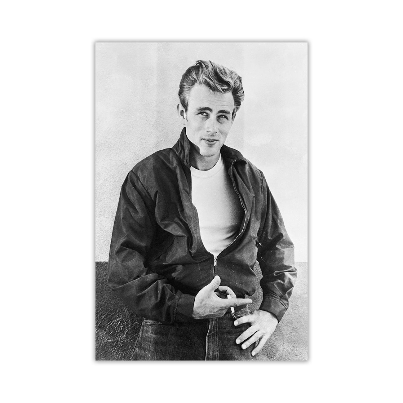 James Dean Shoot Canvas Wall Art Picture Print for the Living Room, Bedroom, Home Decor