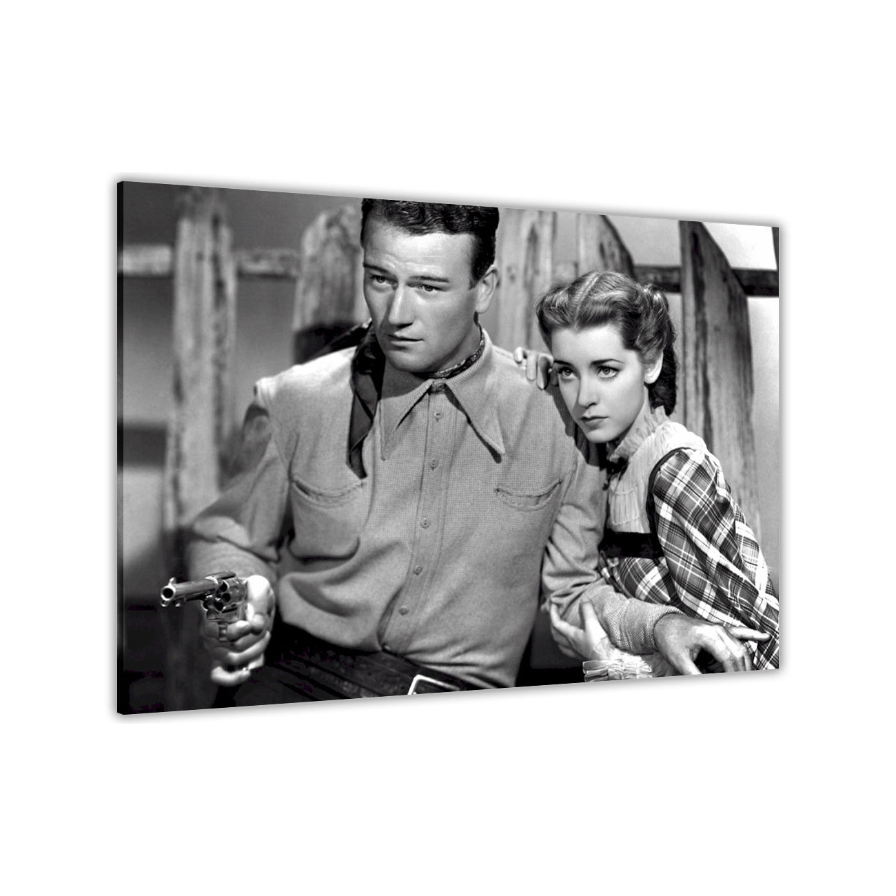 John Wayne Canvas Wall Art Picture Print for the Living Room, Bedroom, Home Decor