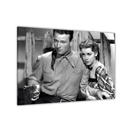 John Wayne Canvas Wall Art Picture Print for the Living Room, Bedroom, Home Decor