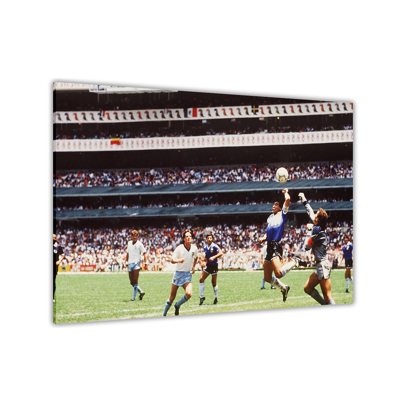 Maradona Hand Of God Canvas Wall Art Picture Print for the Living Room, Bedroom, Home Decor