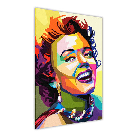 Monroe Colourful Pop Art Canvas Wall Art Picture Print for the Living Room, Bedroom, Home Decor