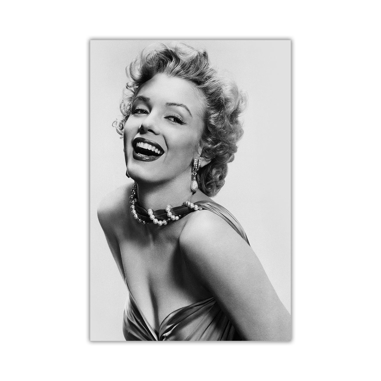 Monroe Lips Canvas Wall Art Picture Print for the Living Room, Bedroom, Home Decor