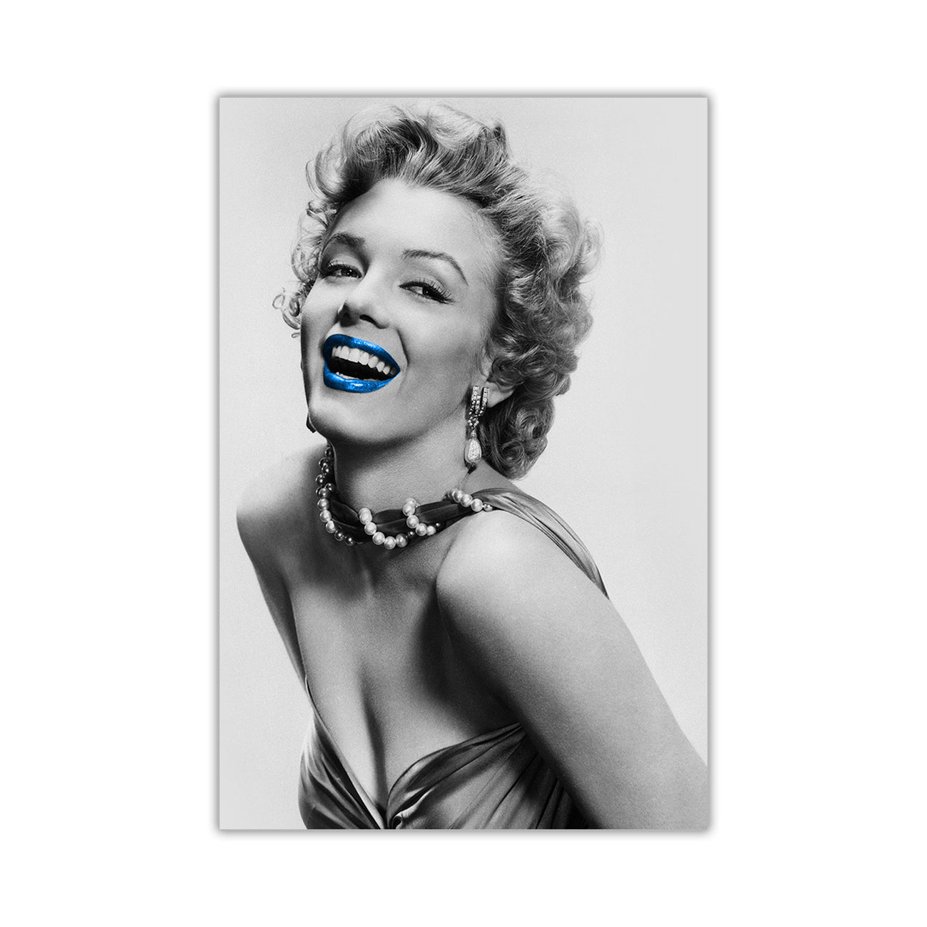 Monroe Lips Canvas Wall Art Picture Print for the Living Room, Bedroom, Home Decor