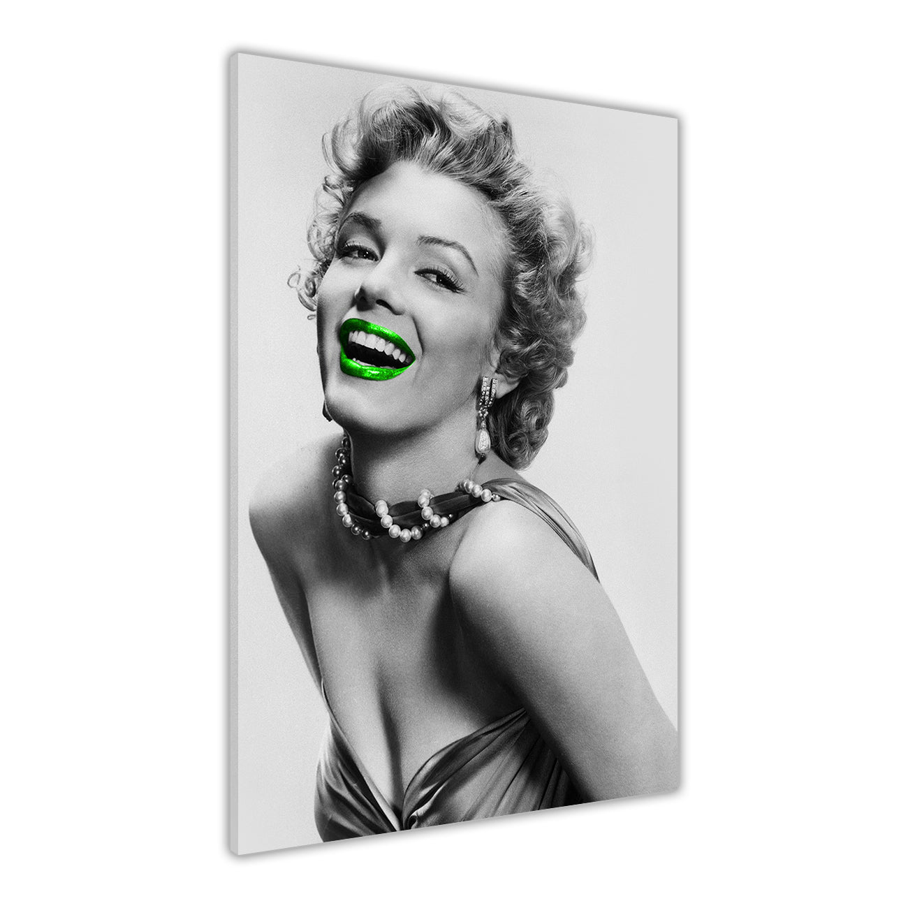 Monroe Lips Canvas Wall Art Picture Print for the Living Room, Bedroom, Home Decor