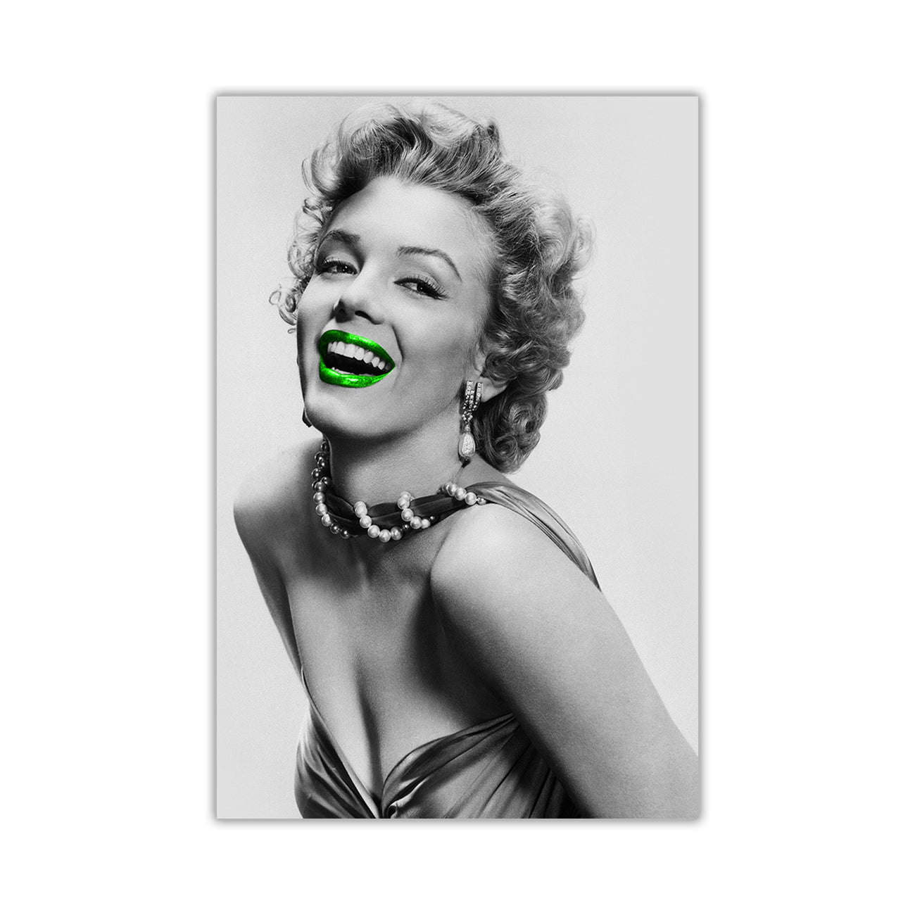 Monroe Lips Canvas Wall Art Picture Print for the Living Room, Bedroom, Home Decor