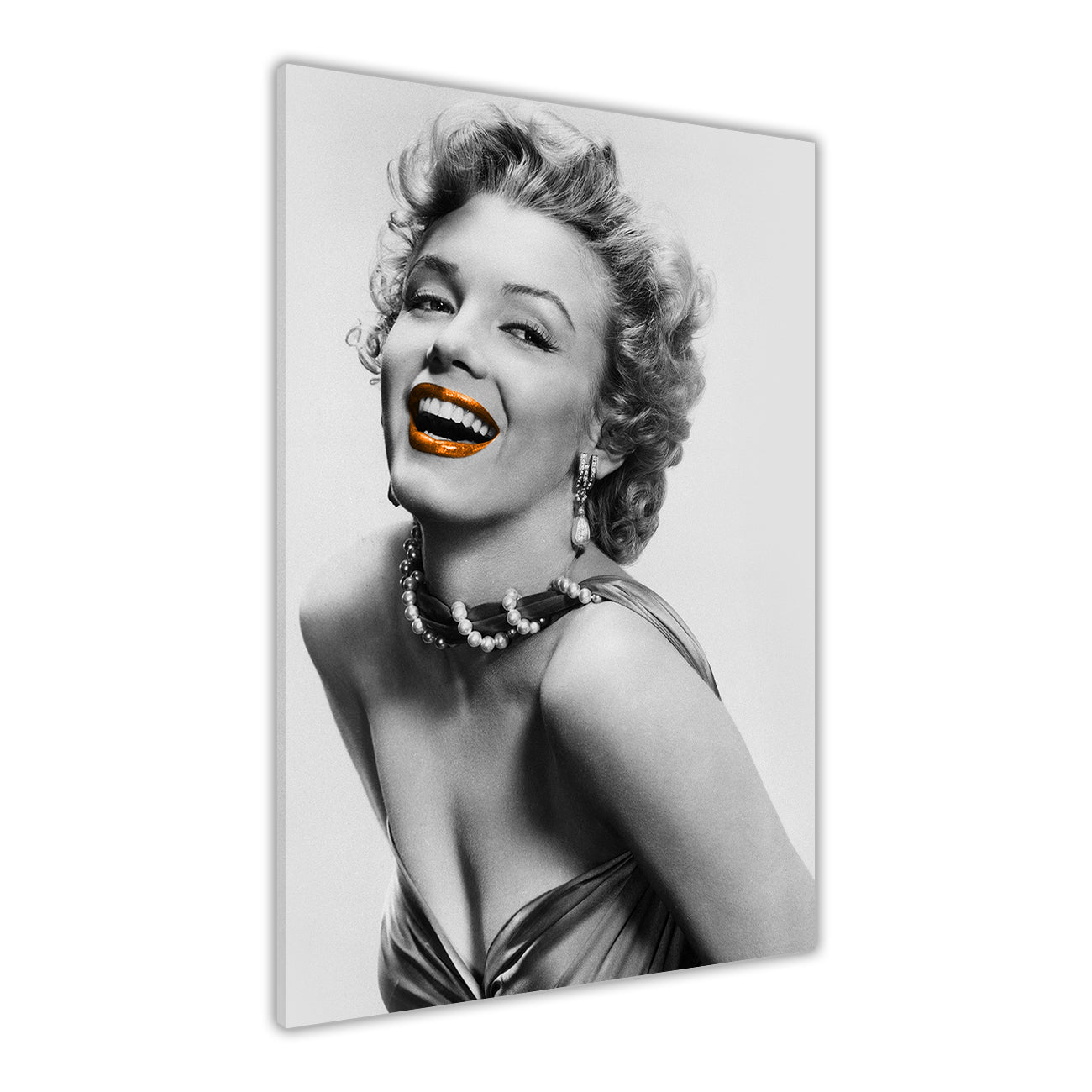 Monroe Lips Canvas Wall Art Picture Print for the Living Room, Bedroom, Home Decor