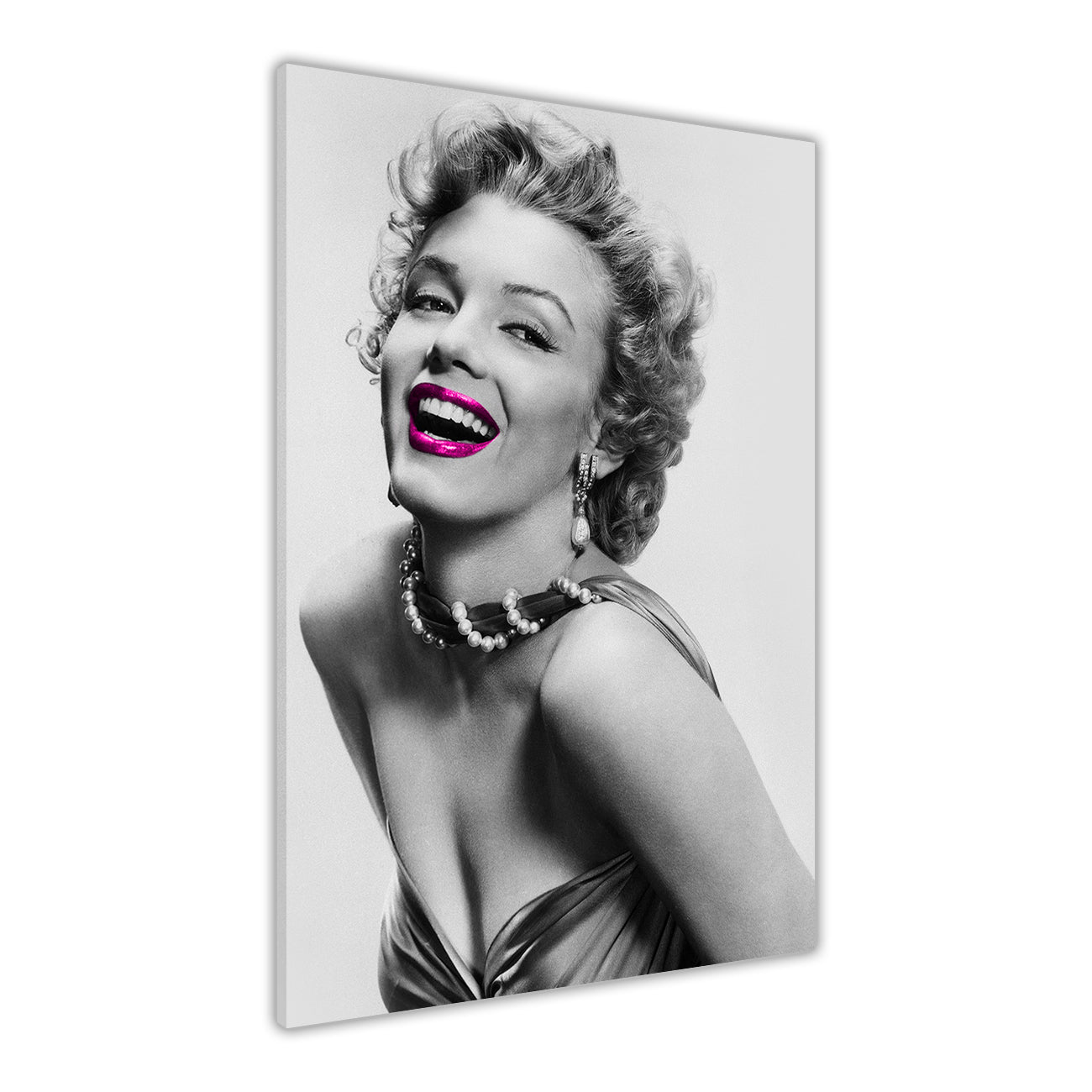 Monroe Lips Canvas Wall Art Picture Print for the Living Room, Bedroom, Home Decor