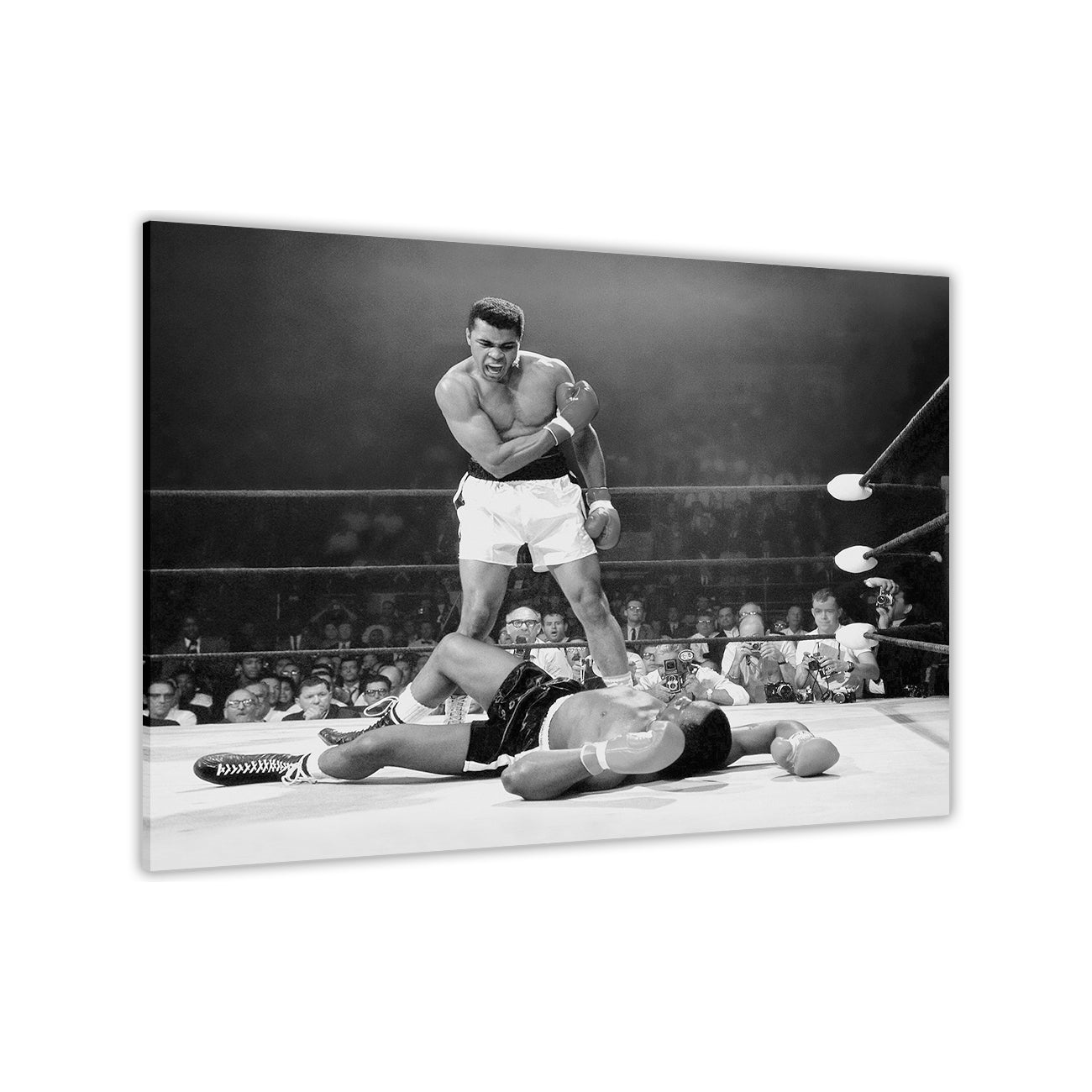 Muhammad Ali Knockout Canvas Wall Art Picture Print for the Living Room, Bedroom, Home Decor