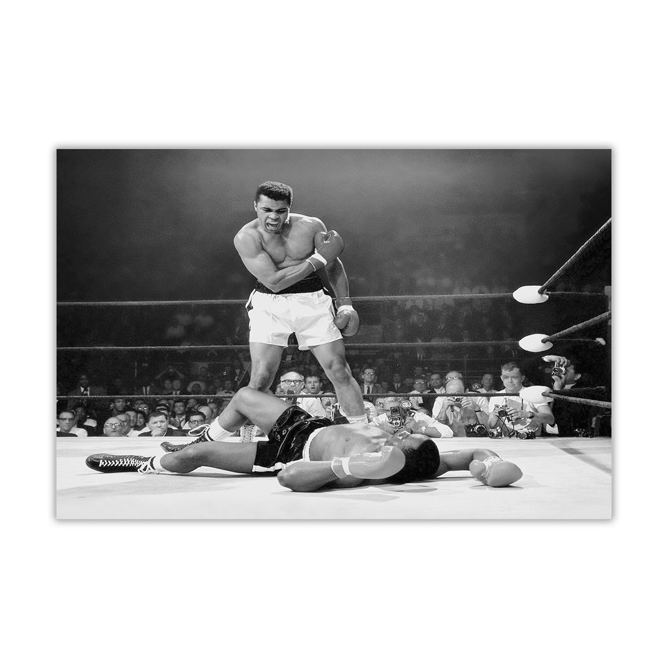 Muhammad Ali Knockout Canvas Wall Art Picture Print for the Living Room, Bedroom, Home Decor