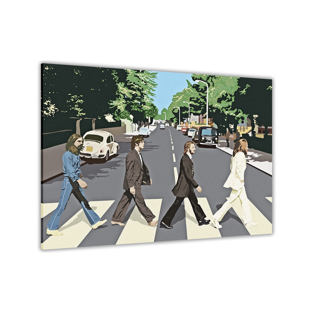 The Beatles Abbey Road Canvas Wall Art Picture Print for the Living Room, Bedroom, Home Decor