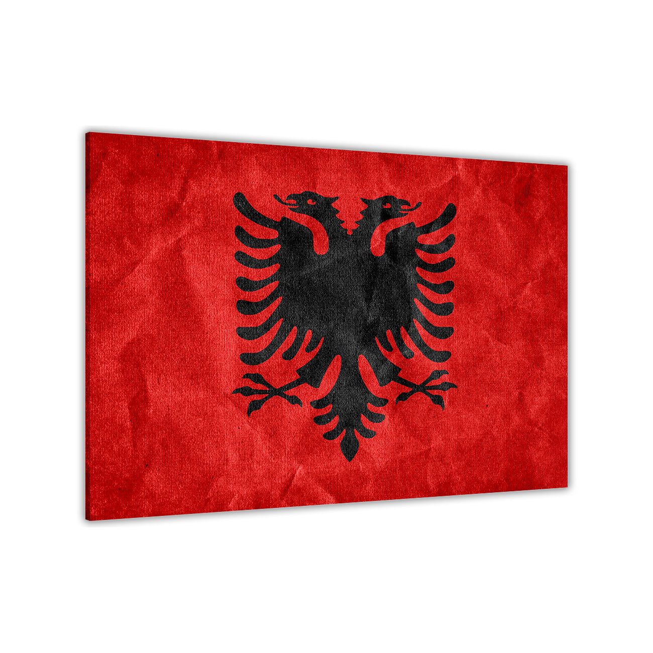 Albania Flag Canvas Wall Art Picture Print for the Living Room, Bedroom, Home Decor