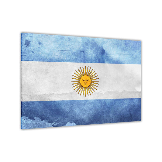 Argentina Flag Canvas Wall Art Picture Print for the Living Room, Bedroom, Home Decor