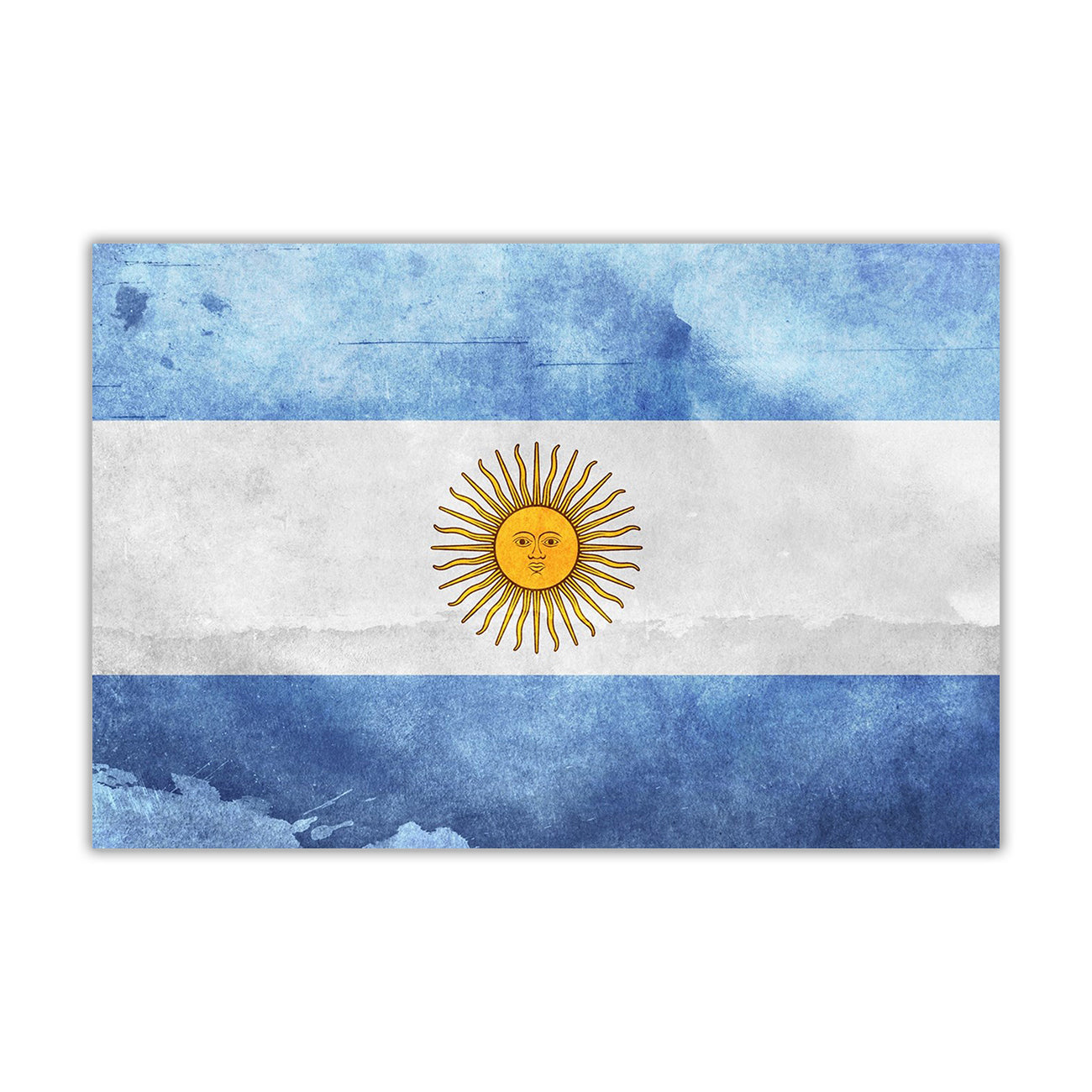 Argentina Flag Canvas Wall Art Picture Print for the Living Room, Bedroom, Home Decor