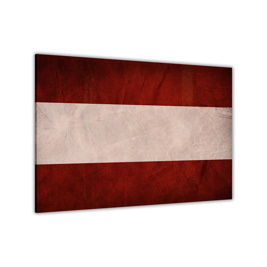 Austria Flag Canvas Wall Art Picture Print for the Living Room, Bedroom, Home Decor