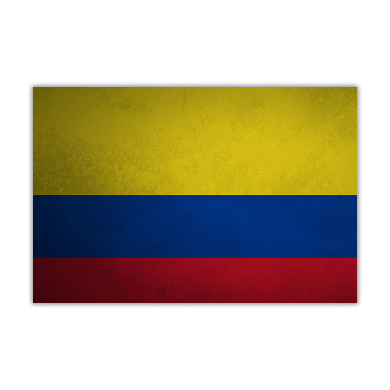 Colombia Flag Canvas Wall Art Picture Print for the Living Room, Bedroom, Home Decor