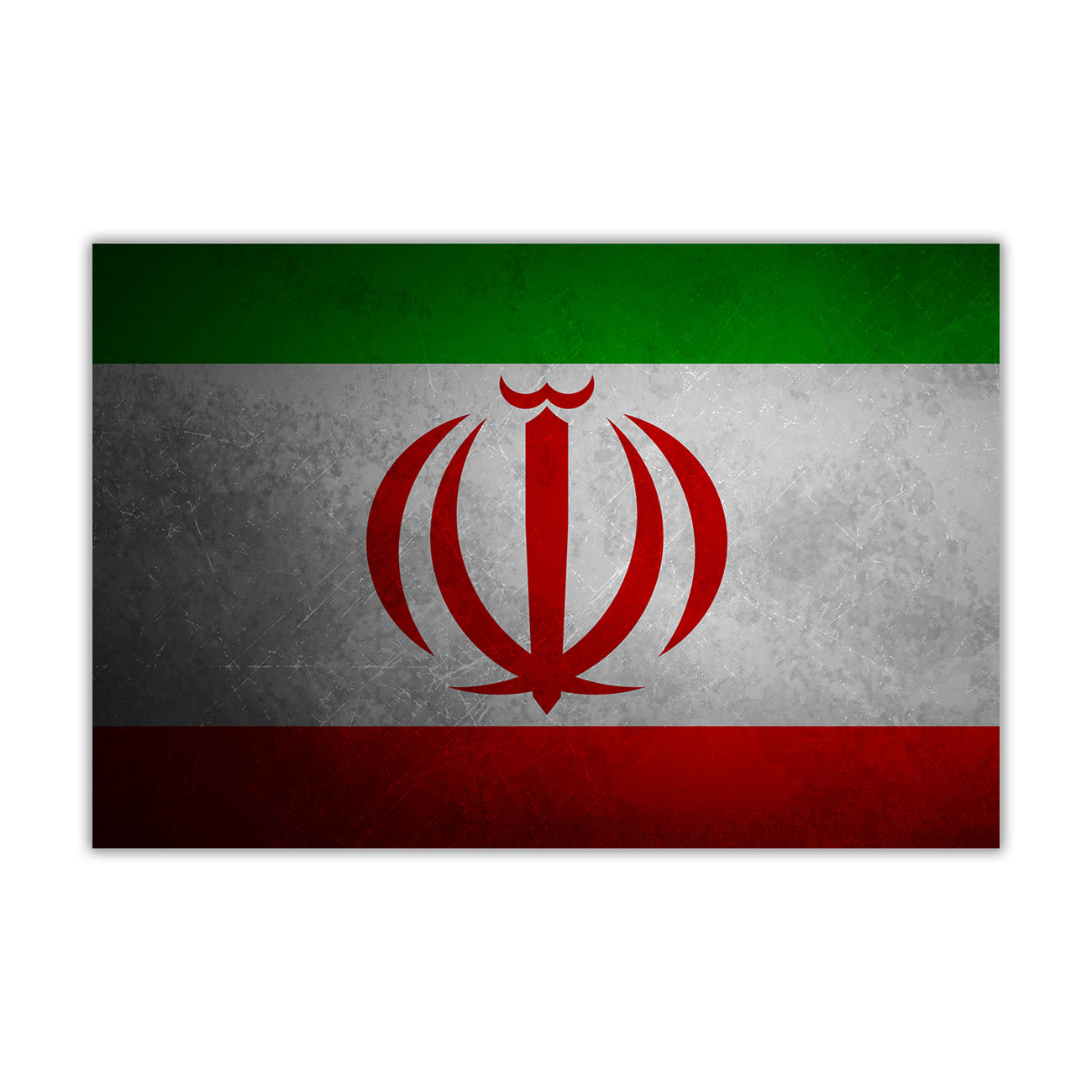 Iran Flag Canvas Wall Art Picture Print for the Living Room, Bedroom, Home Decor