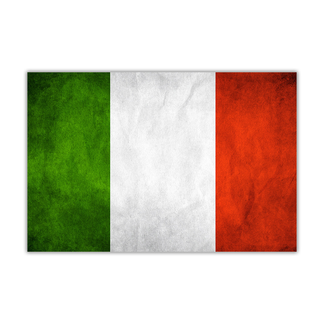 Italy Flag Canvas Wall Art Picture Print for the Living Room, Bedroom, Home Decor