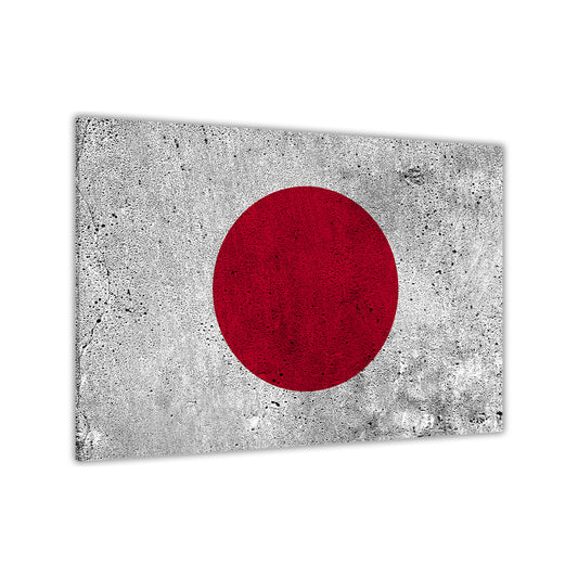 Japan Flag Canvas Wall Art Picture Print for the Living Room, Bedroom, Home Decor