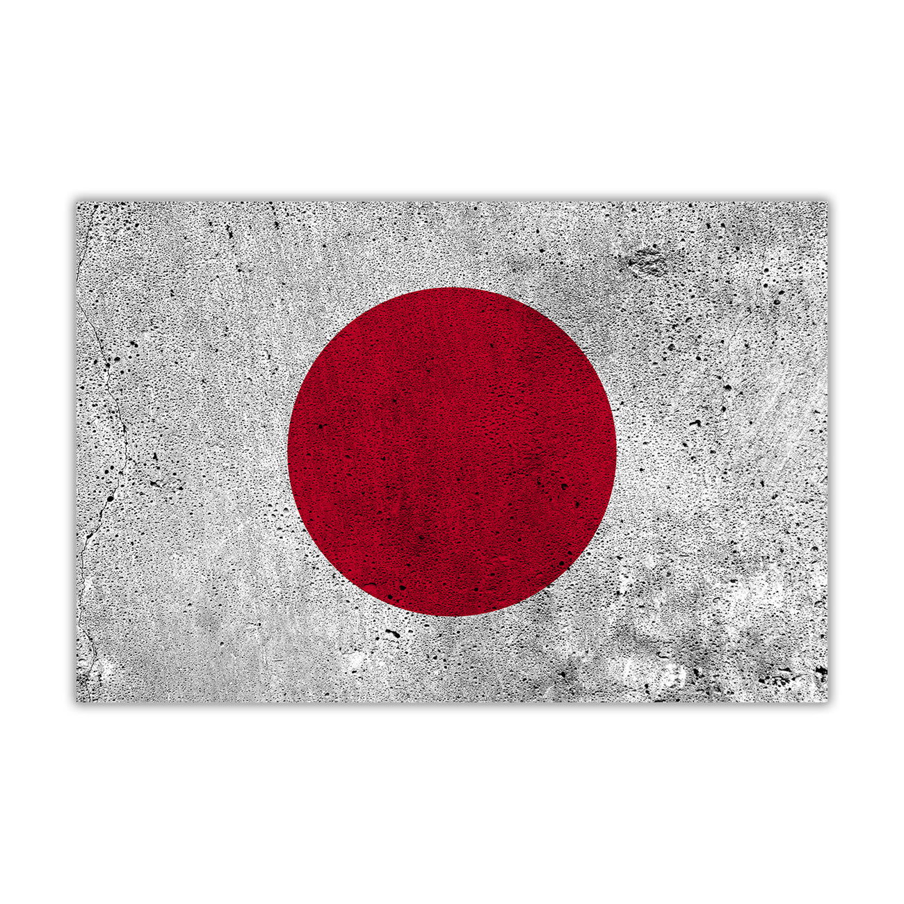 Japan Flag Canvas Wall Art Picture Print for the Living Room, Bedroom, Home Decor