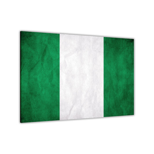 Nigeria Flag Canvas Wall Art Picture Print for the Living Room, Bedroom, Home Decor