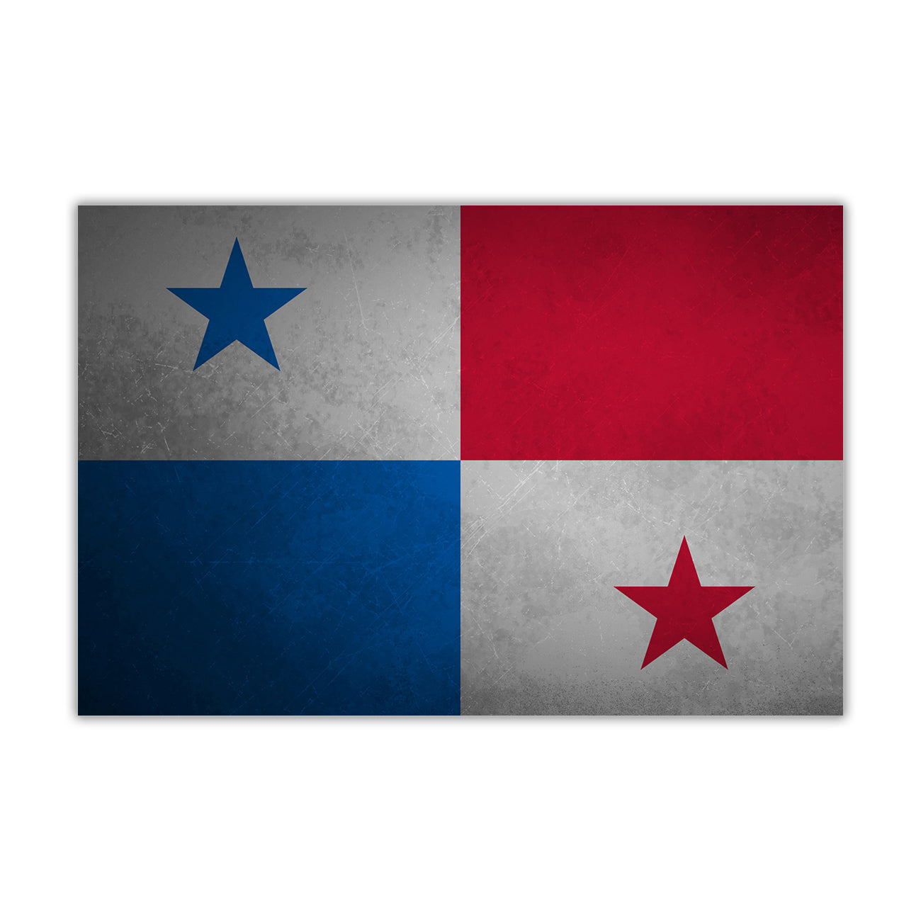 Panama Flag Canvas Wall Art Picture Print for the Living Room, Bedroom, Home Decor