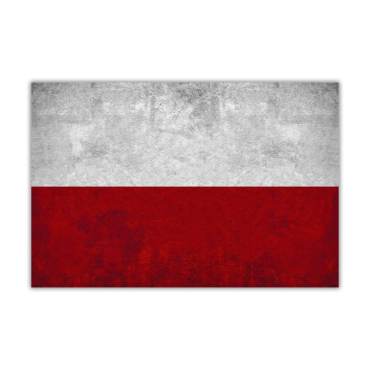 Poland Flag Canvas Wall Art Picture Print for the Living Room, Bedroom, Home Decor
