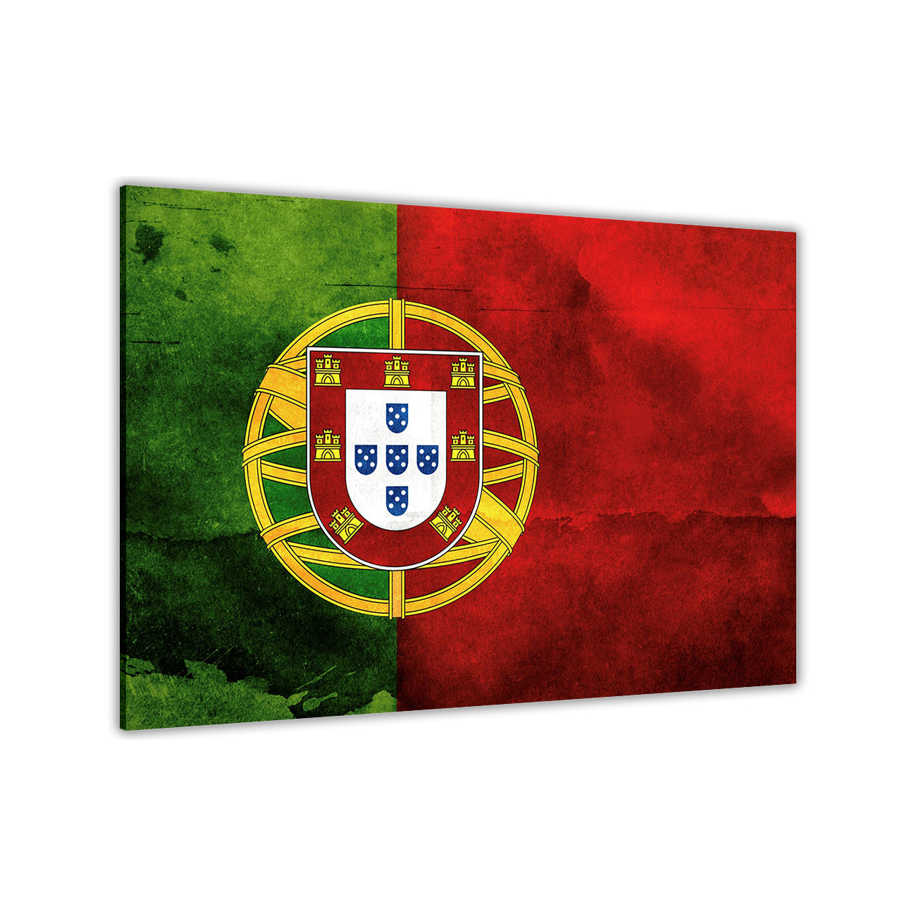 Portugal Flag Canvas Wall Art Picture Print for the Living Room, Bedroom, Home Decor
