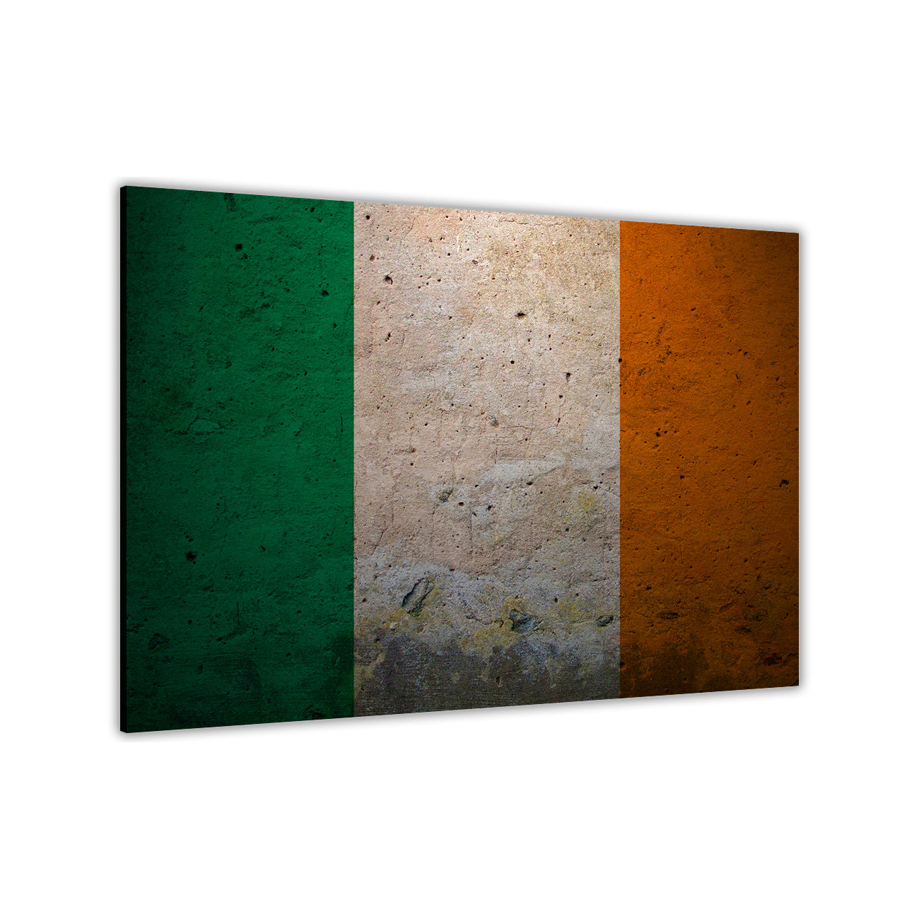 Republic Of Ireland Flag Canvas Wall Art Picture Print for the Living Room, Bedroom, Home Decor