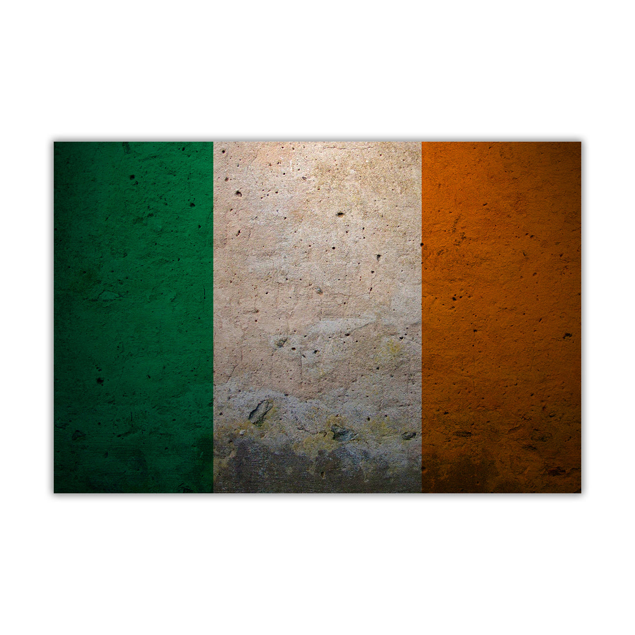 Republic Of Ireland Flag Canvas Wall Art Picture Print for the Living Room, Bedroom, Home Decor