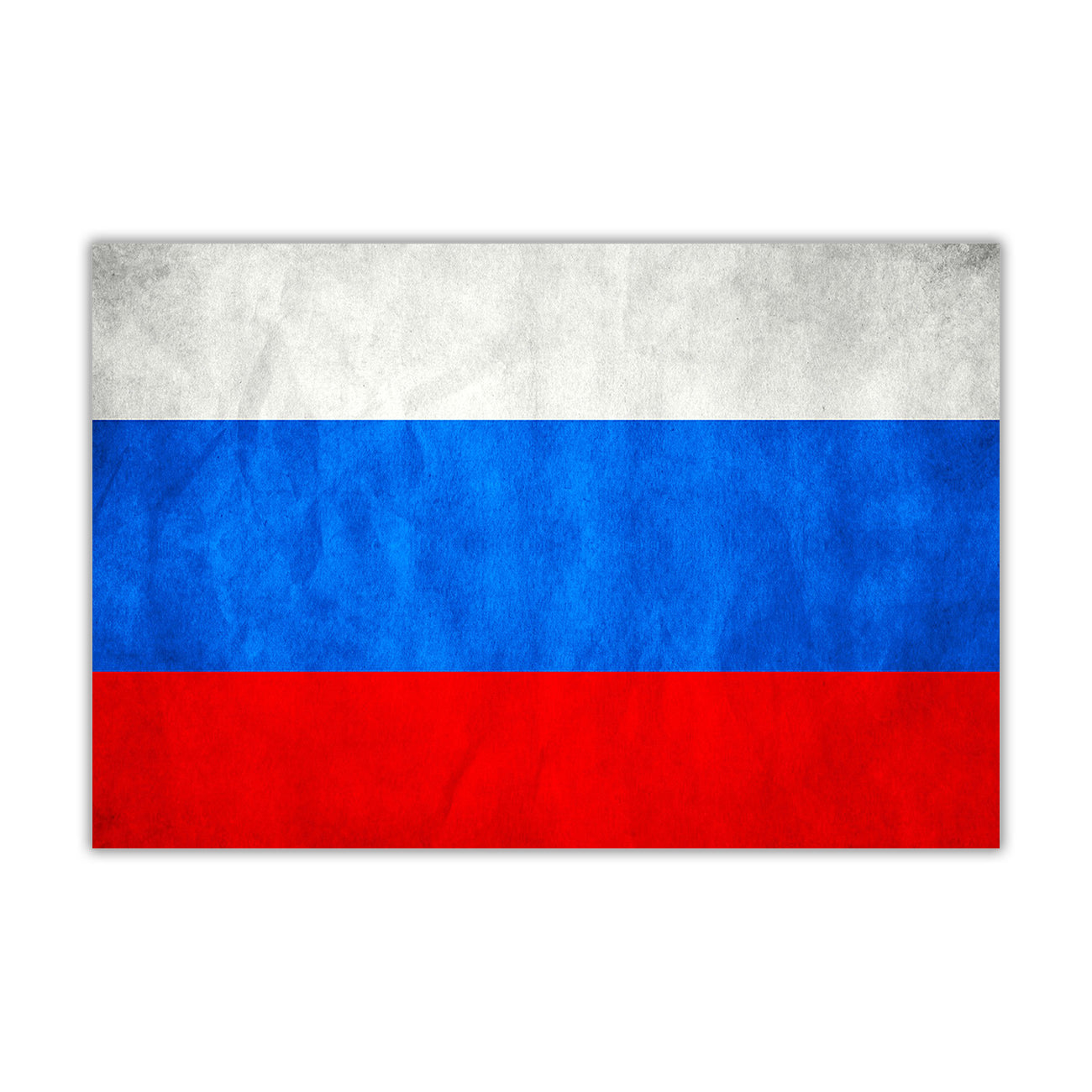 Russia Flag Canvas Wall Art Picture Print for the Living Room, Bedroom, Home Decor