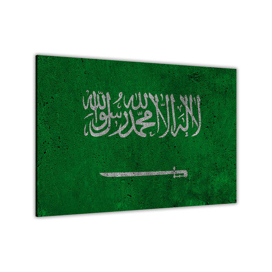 Saudi Arabia Flag Canvas Wall Art Picture Print for the Living Room, Bedroom, Home Decor