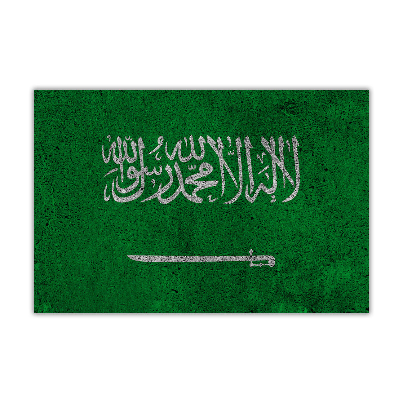 Saudi Arabia Flag Canvas Wall Art Picture Print for the Living Room, Bedroom, Home Decor